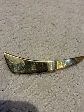 Givenchy Gold-tone Curved Brooch